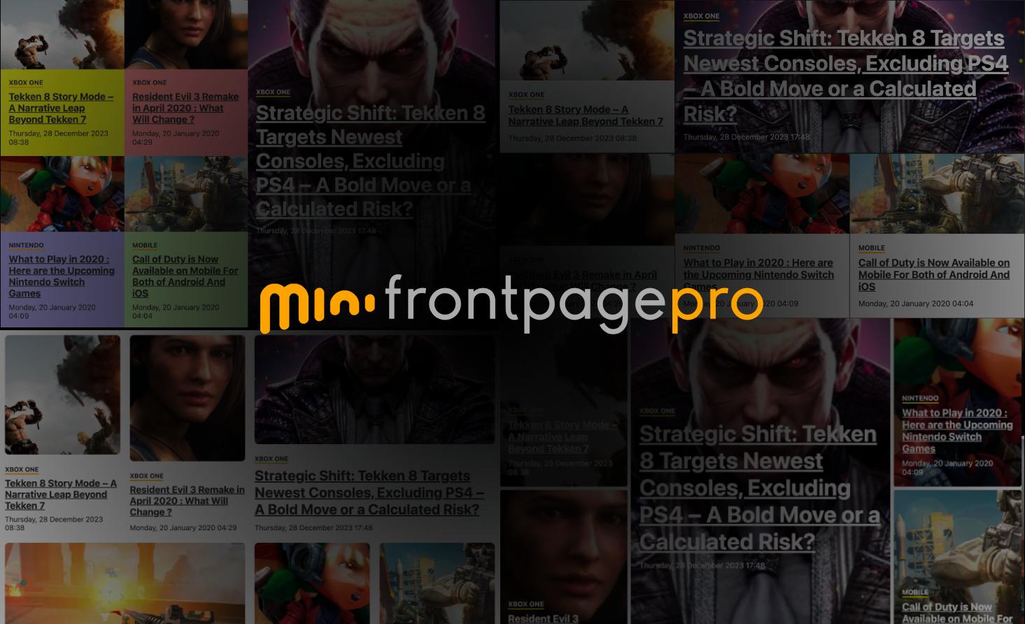 Minifrontpage Collage Theme
