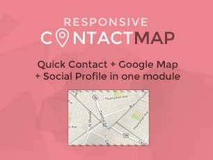 Responsive Contact With Google Map