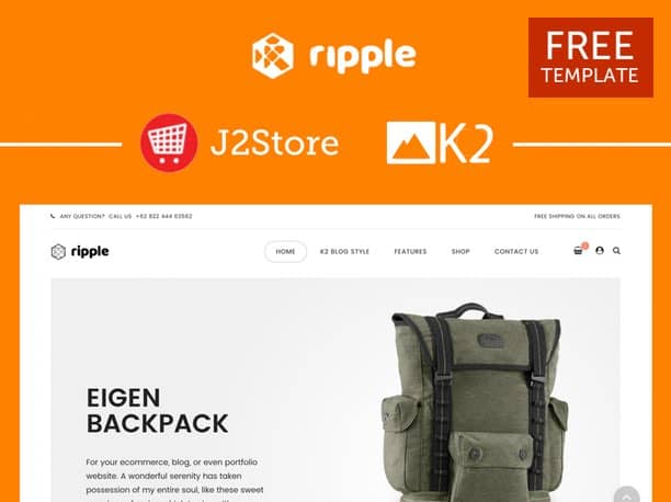 Ripple Free E-commerce Template