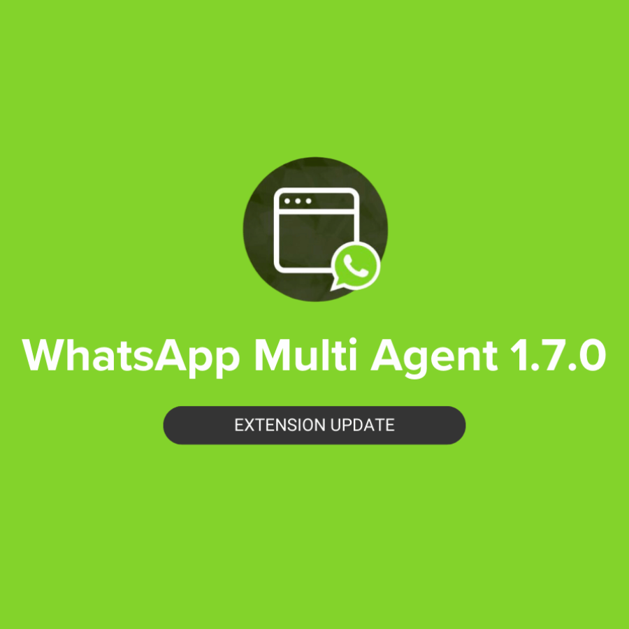 Joomla WhatsApp Multi Agent Chat Module is updated to version 1.7.0