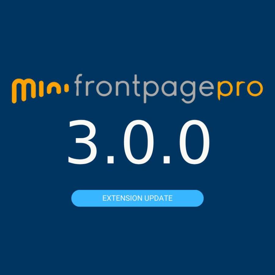 Major Update: Minifrontpage Pro 3.0.0 Released